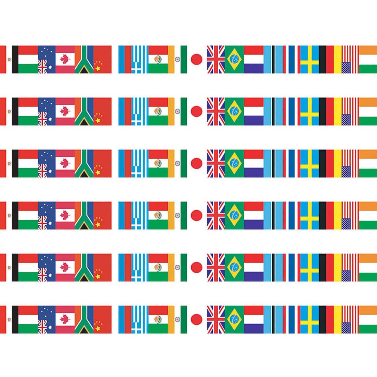 Edupress™ International Flags Spotlight Border™, 210ft.